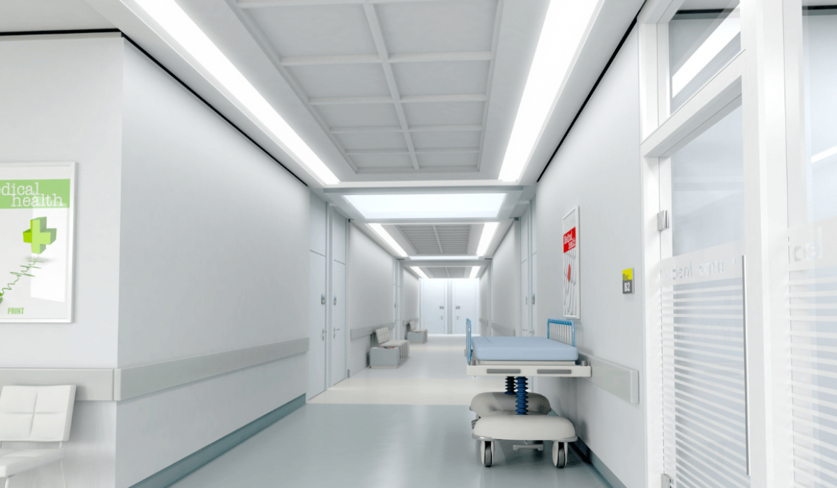 A medical hallway