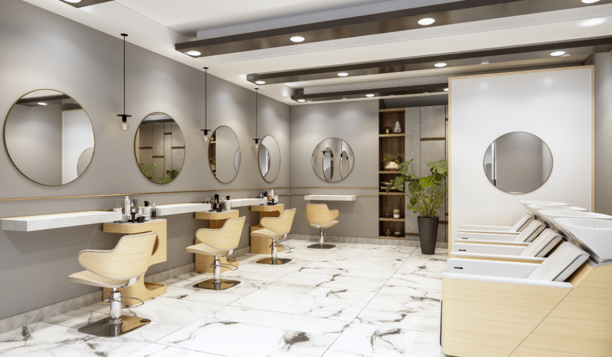 Un salón de belleza moderno