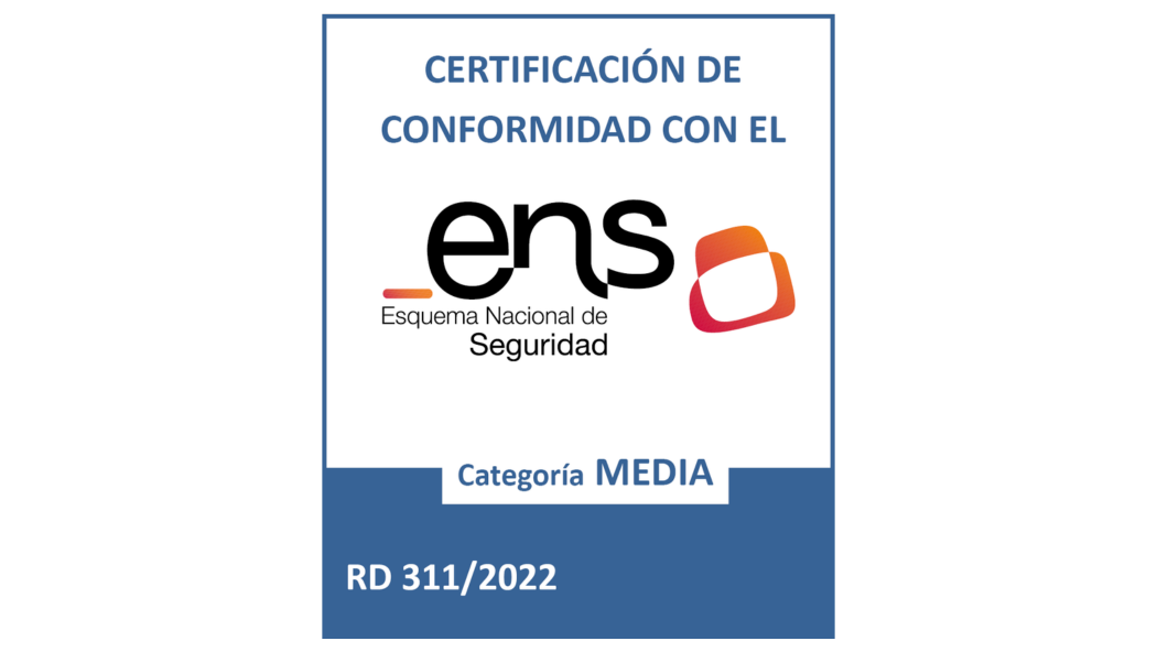 Certificación de Conformidad con el ENS